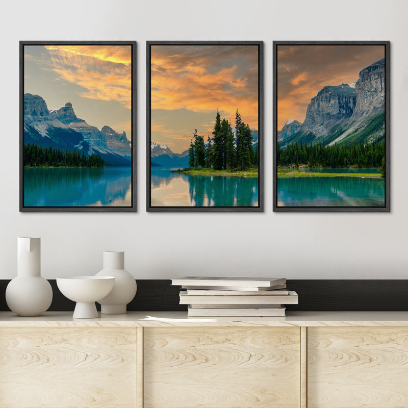 Forest Print on Canvas Nature outlet Wall Art Forest Photo Poster Multi Panel Wall Art Wood Bridge Print Landscape Art Print for Lake House Decor